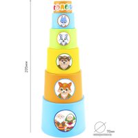 Пирамидка Knopa Колобок 87006