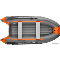 Моторно-гребная лодка Roger Boat Trofey 3500 (без киля, графит/оранжевый)