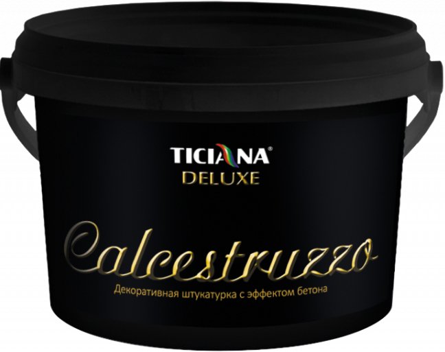 

Декоративная штукатурка Ticiana Deluxe Calcestruzzo с эффектом бетона (2.2 л)