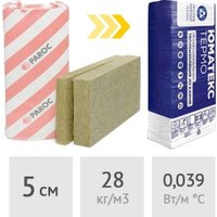 Теплоизоляция Umatex Termo Smart Paroc Extra 50 мм 11.91 кв.м.