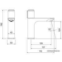 Смеситель IDDIS Slide SLIBLBTi01 (черный)