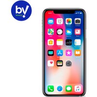 Телефон Apple iPhone X 64GB Восстановленный by Breezy, грейд B (серый космос)