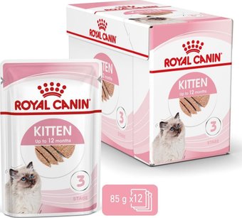 Пресервы Royal Canin Kitten Loaf паштет для котят 12x85 г