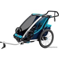 Детский велоприцеп Thule Chariot Cross (Thule Blue/Poseidon)