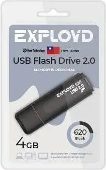 

USB Flash Exployd 620 4GB (черный)