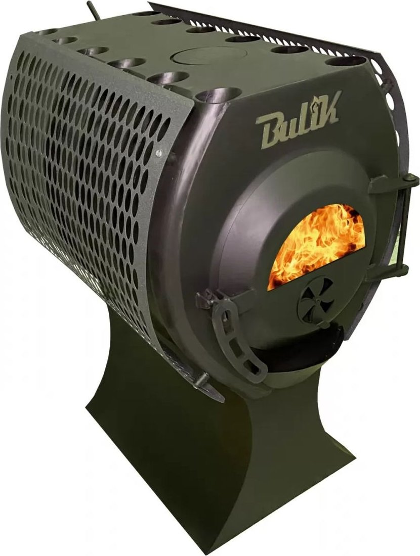 

Банная печь Березка BuliK 280 Plus с экранами, дверца со стеклом