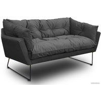 Диван Brioli Анико двухместный (V4/темно-серый)