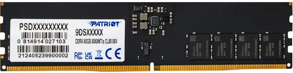 

Оперативная память Patriot Signature Line 16ГБ DDR5 6400 МГц PSD516G64081C