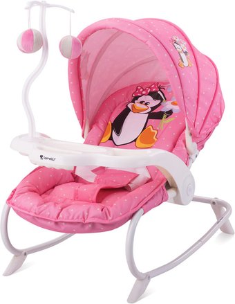 Шезлонг Lorelli Dream Time Pink Penguin [10110061620]
