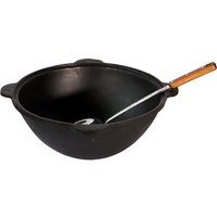 Казан Davr Metall Узбекский чугунный (16 л, круг лое дно)