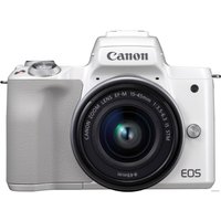 Беззеркальный фотоаппарат Canon EOS M50 Kit 15-45mm (белый)