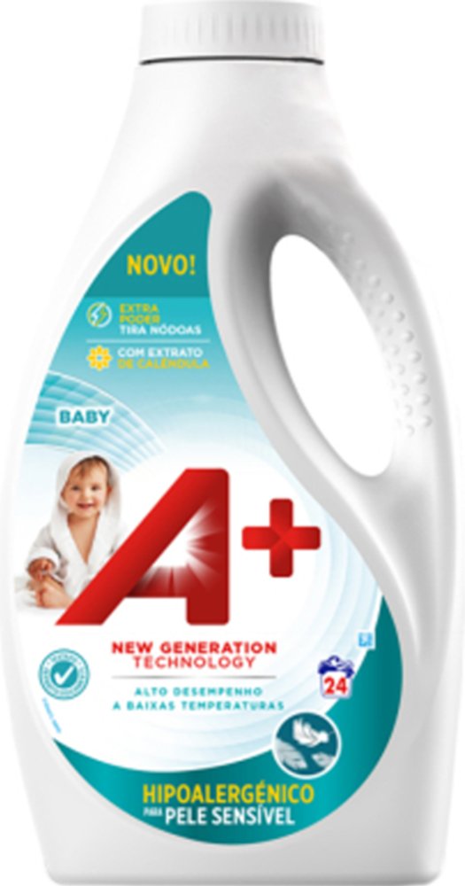 

Гель для стирки A+ Baby Универсальный для детского белья (0.99 л)