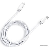 Кабель Atom USB Type-C - USB Type-C (1 м, серебристый)