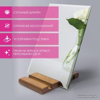 Косметическое зеркало Алмаз-Люкс ДЗ-14 (красно-коричневый дуб)