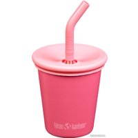 Многоразовый стакан Klean Kanteen Kid Cup Straw Lid 296мл (rouge red)