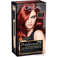 Крем-краска для волос L'Oreal Recital Preference 5.56 Гранат