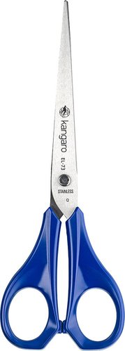 Ножницы канцелярские Kangaro EL-73/Y 18.5 см (синий)