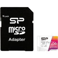 Карта памяти Silicon-Power Elite A1 microSDXC SP256GBSTXBV1V20SP 256GB