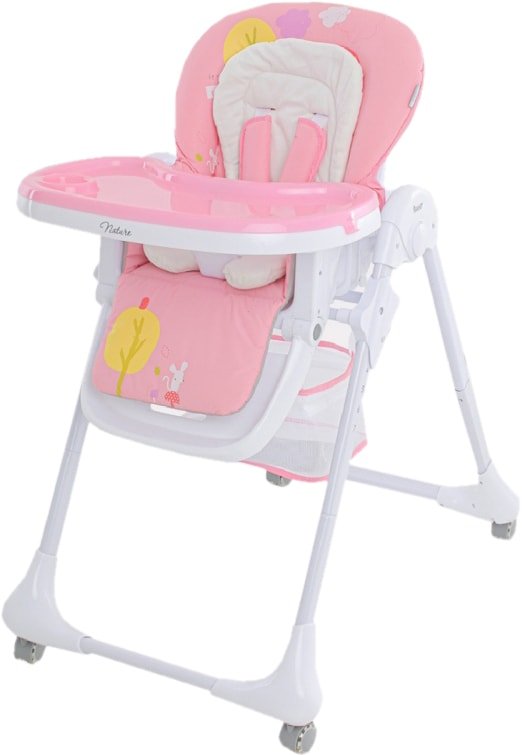 

Высокий стульчик Rant Nature RH301 (nature pink)