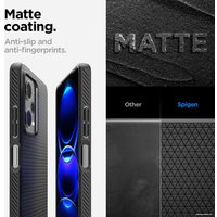 Чехол для телефона Spigen Liquid Air для Xiaomi Redmi Note 12 Pro 5G/POCO X5 Pro 5G ACS05788 (черный)