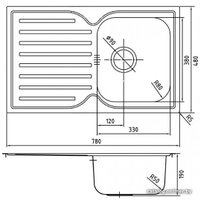 Кухонная мойка IDDIS Strit STR78SDi77