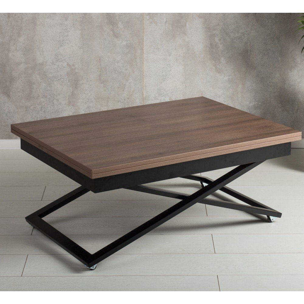 

Стол-трансформер Levmar Apollo D69/S53 (дуб шамони темный/черные опоры)