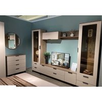 Полка MLK Тоскана (900) с гор.дв. (Дуб табачный/Бисквит)