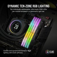 Оперативная память Corsair Vengeance RGB 4x32ГБ DDR5 5600 МГц CMH128GX5M4B5600C40