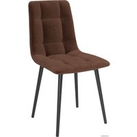 Стул Олмеко Белла П00325937 (велюр тенерифе шоколад/черный)