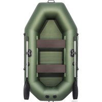Моторно-гребная лодка Аква-Мастер 240 (зеленый)