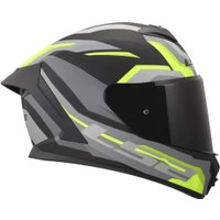 Мотошлем LS2 FF820 Rapid III Hyper (3XL, черный/желтый)