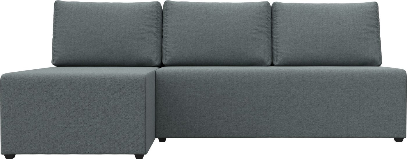 

Угловой диван Лига диванов Поло левый 125835L (рогожка амур серый)