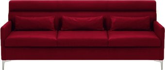 Brioli Отто трехместный (экокожа, L16 вишневый)