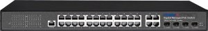 

Управляемый коммутатор уровня 2+ TRASSIR TR-NS24284C-400-24PoE