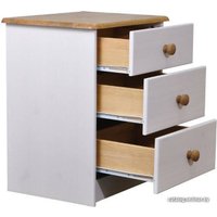 Тумба Диприз Хаба Д 1413.1 (белый воск/антик)