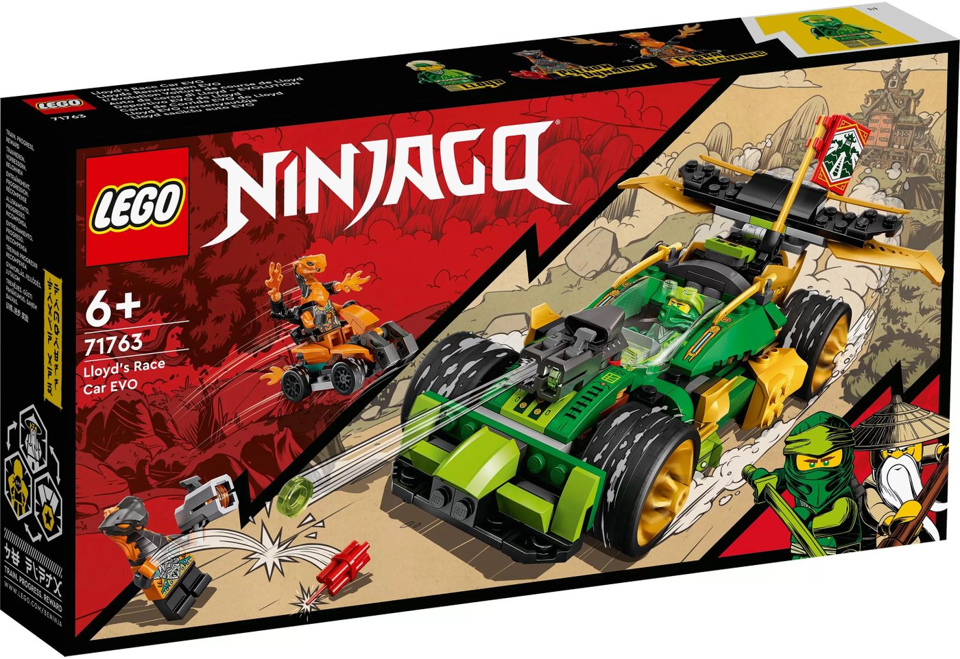 

Конструктор LEGO Ninjago 71763 Гоночный автомобиль ЭВО Ллойда