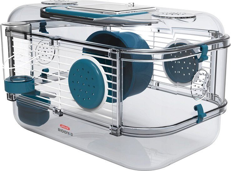 Клетка Zolux Rody 3 Mini 206013 (стальной синий)
