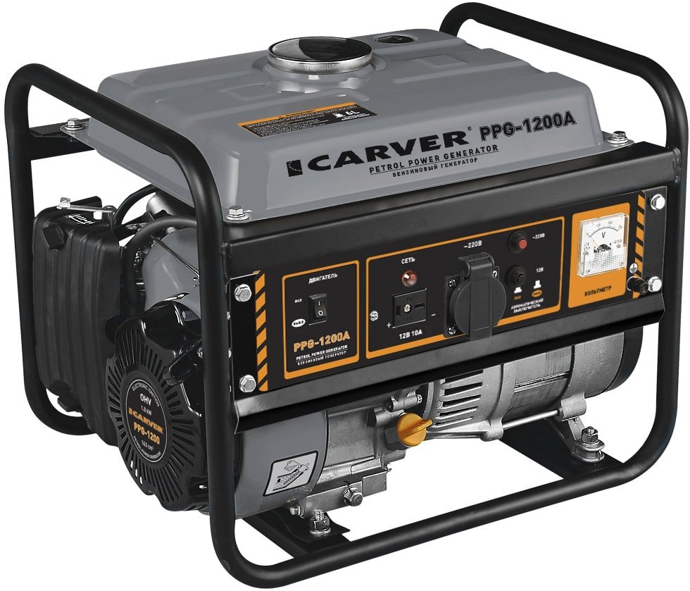 

Бензиновый генератор Carver PPG-1200A