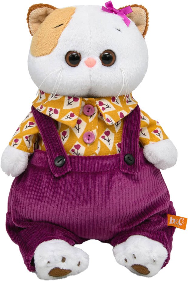 

Классическая игрушка BUDI BASA Collection Кошечка Ли-Ли в вельветовом полукомбинезоне LK24-145