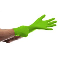 Нитриловые перчатки Mercator GoGrip защитные (XL, 50 шт, зеленый)