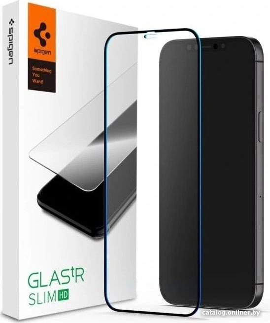 Защитное стекло Spigen Glas FC для iPhone 12 Mini AGL01534