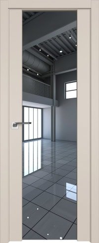 Межкомнатная дверь ProfilDoors 8U L 90x200 (санд/триплекс зеркальный)
