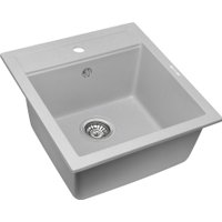 Кухонная мойка ZorG Como 46 (серый жемчуг)