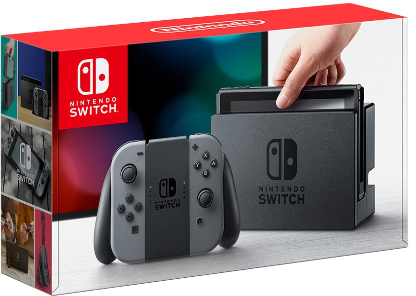 

Игровая приставка Nintendo Switch (с серыми Joy-Con)