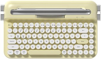 Клавиатура Ajazz AF84 (белый/желтый)