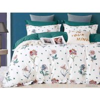 Семейный комплект постельного белья Cleo Сатин Семейный SK-41/0064