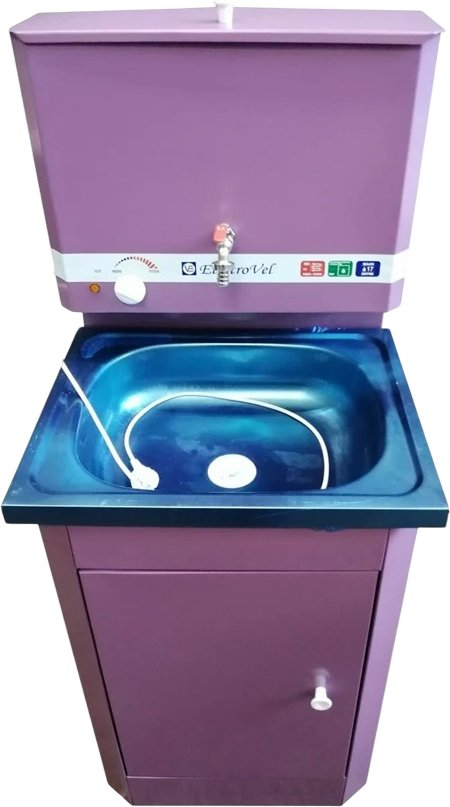 

Умывальник для дачи ElectroVel с ЭВН нерж.мойка 17 л (сирень)