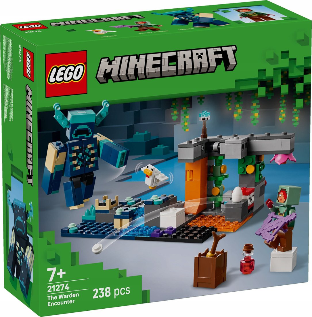 Конструктор LEGO Minecraft Встреча с надзирателем 21274