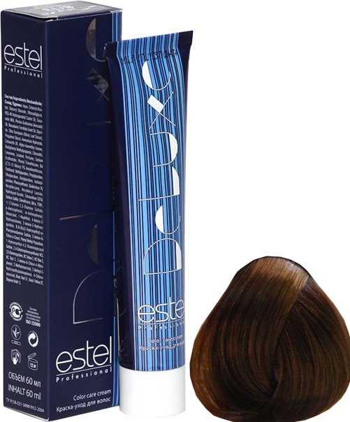 

Крем-краска для волос Estel Professional De Luxe 7/74 русый коричнево-медный