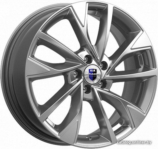 Литые диски K&K Роквуд 17x7 5x108мм DIA 60.1мм ET 33мм Дарк платинум